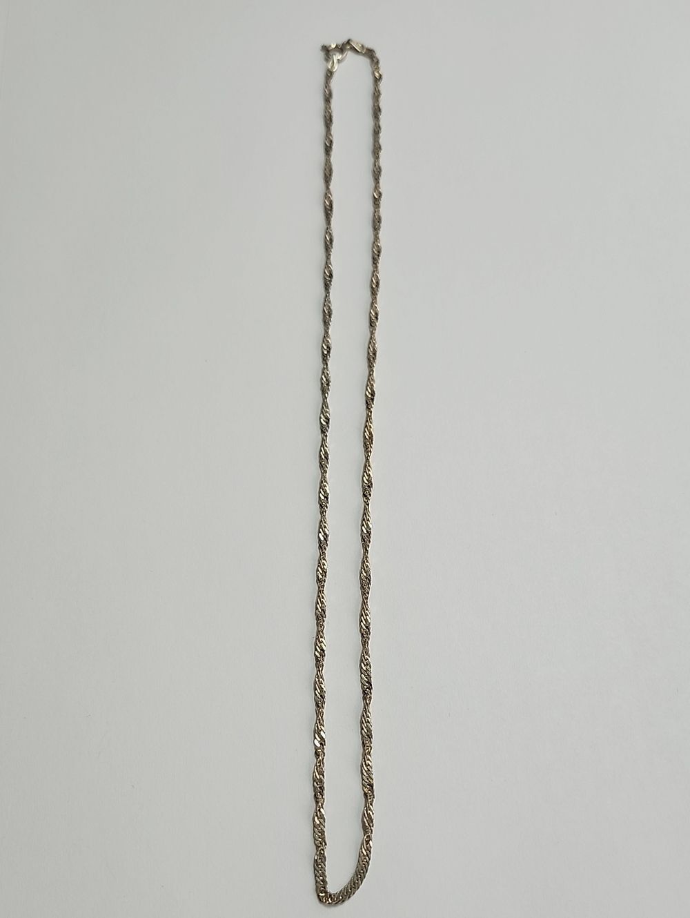 Sterling Silver Plated Light Gold-Tone Overlay 18" Length